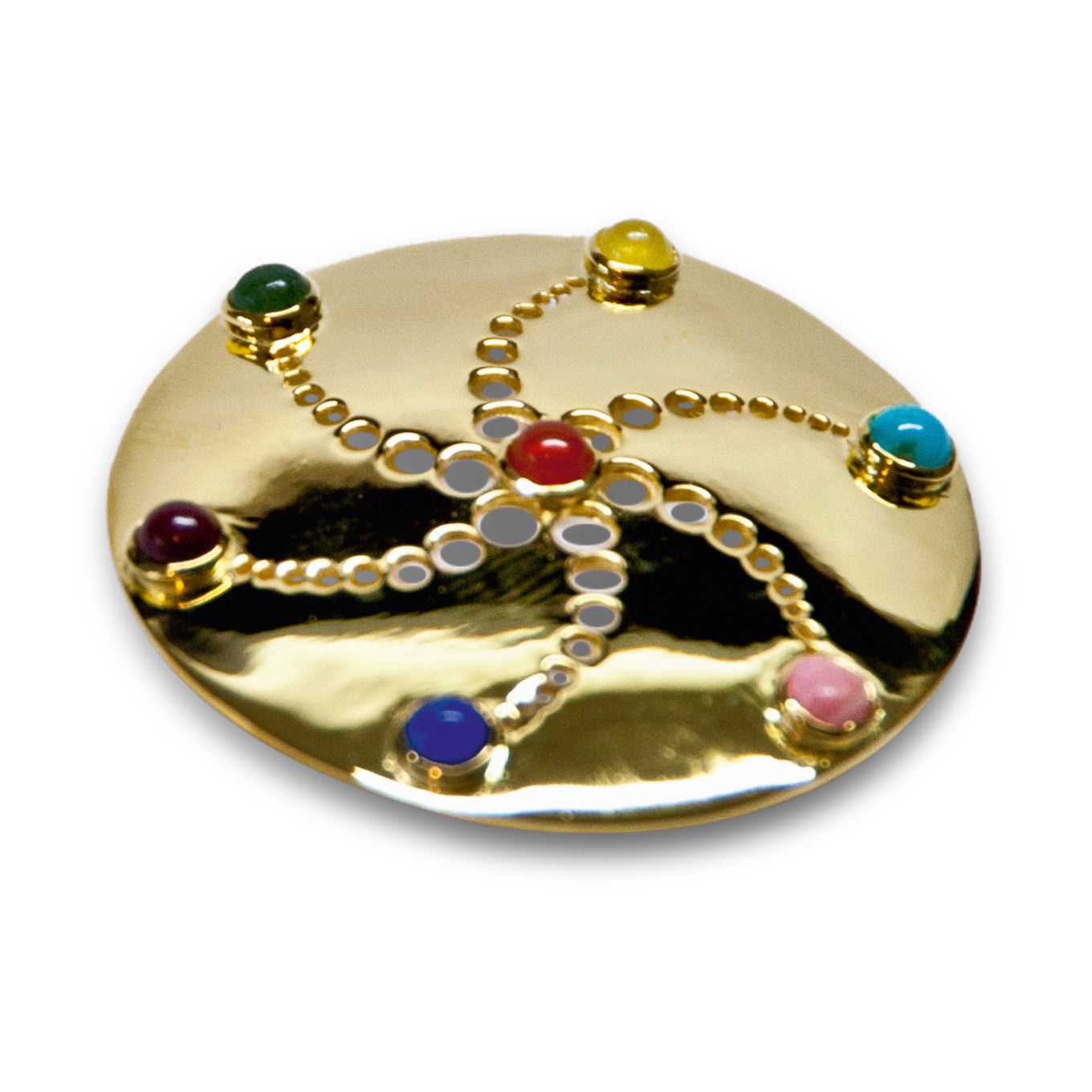 Silberamulett vergoldet