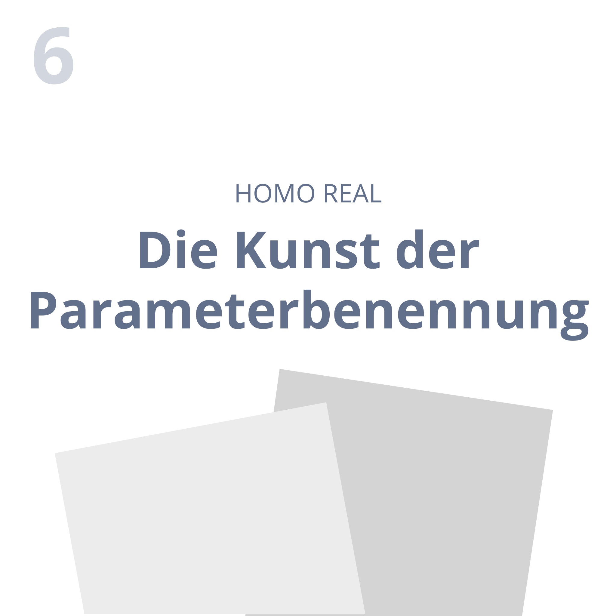 Die Kunst der Parameterbenennung