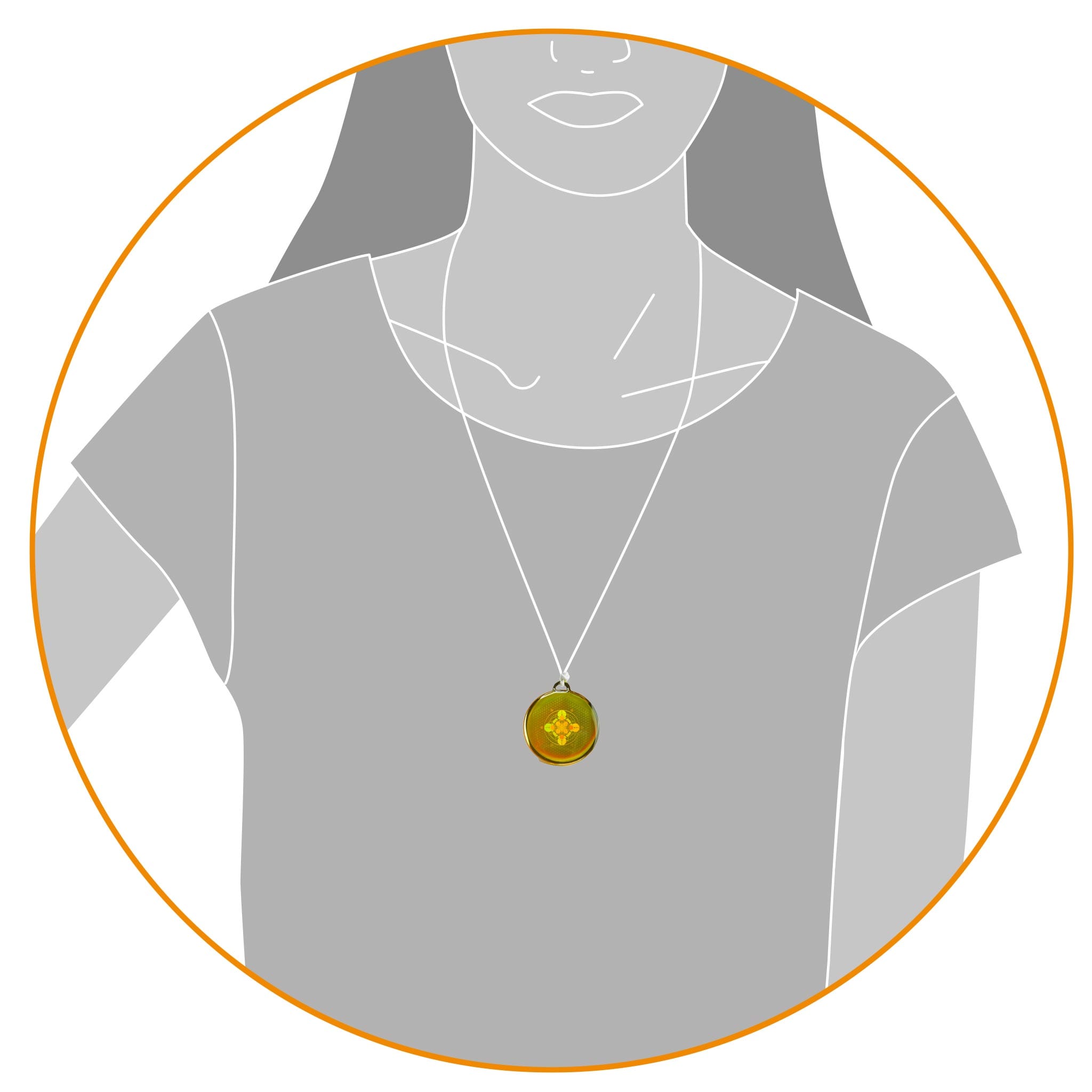 Hologramm Amulett