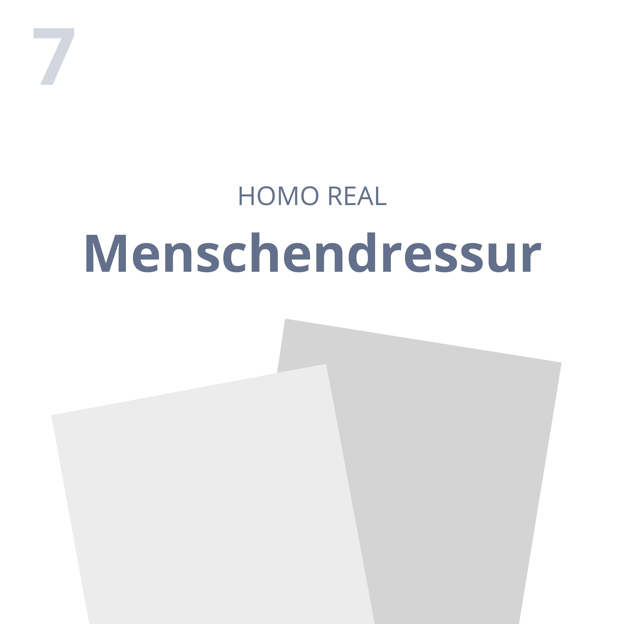 Menschendressur
