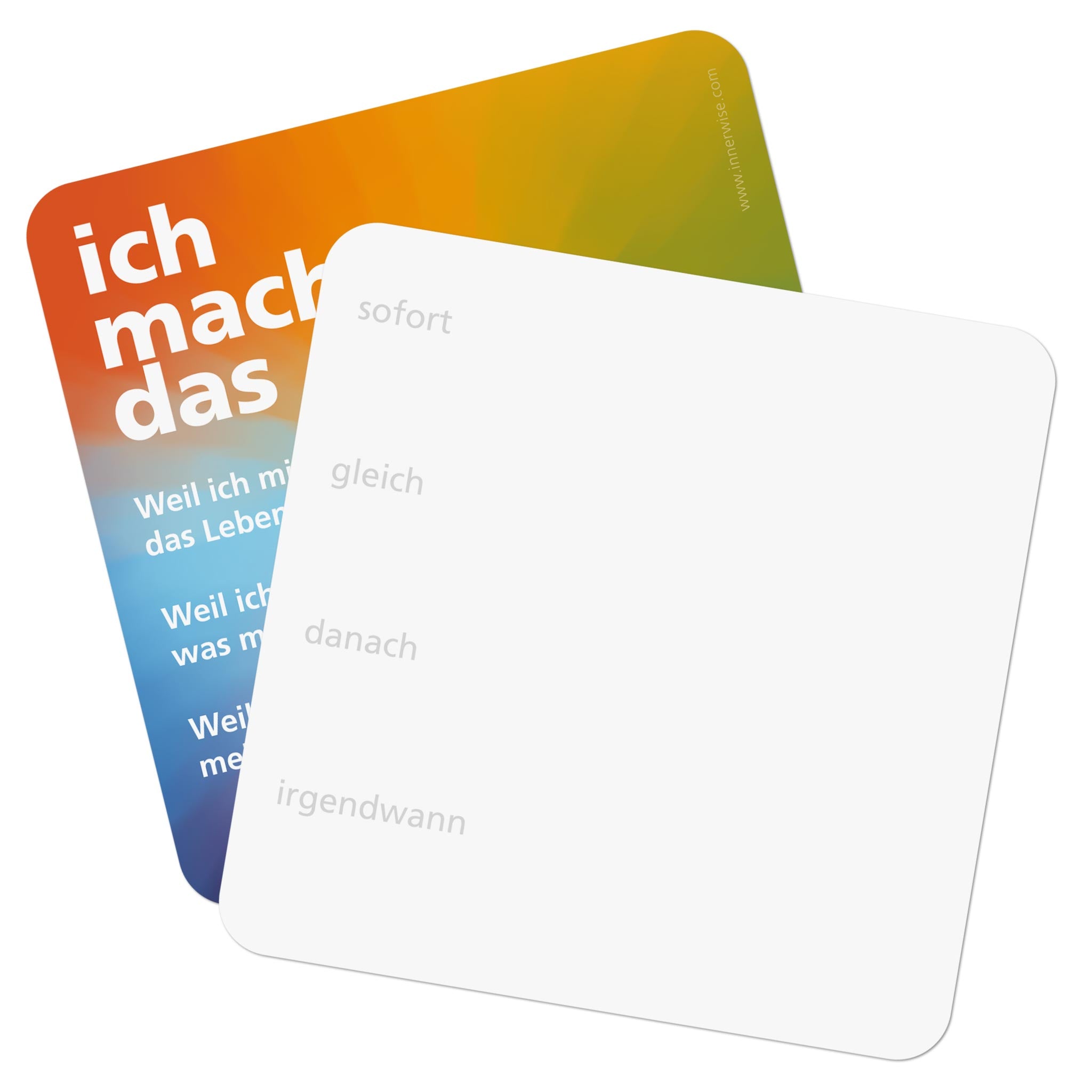 Ich mache das - Karte