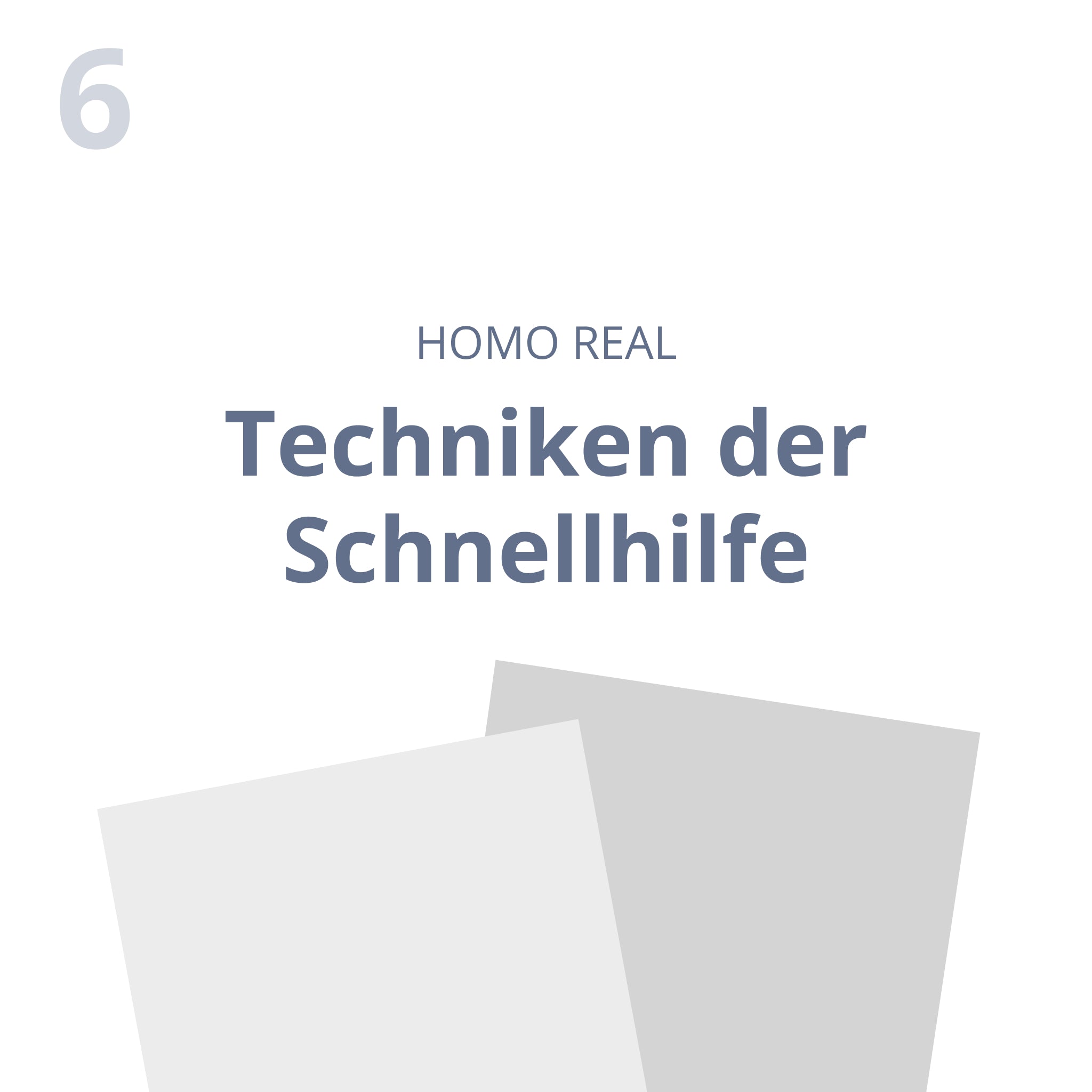 Techniken der Schnellhilfe bei energetischem Absturz