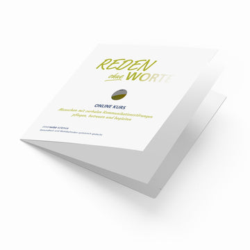 Reden ohne Worte - Flyer (kostenloses Produkt / Bonus-Naturalrabatt)
