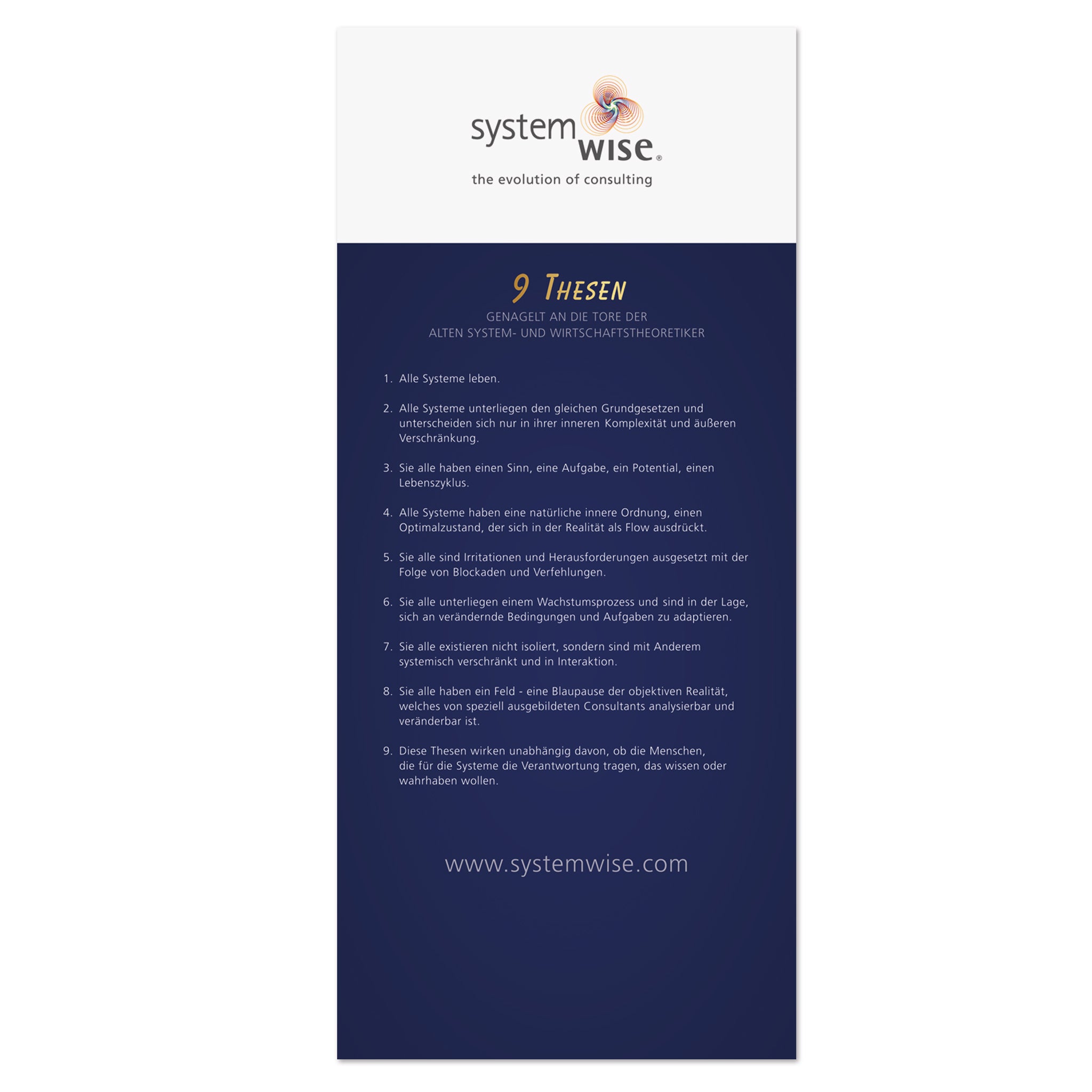 systemwise Roll-Up 9 Theses