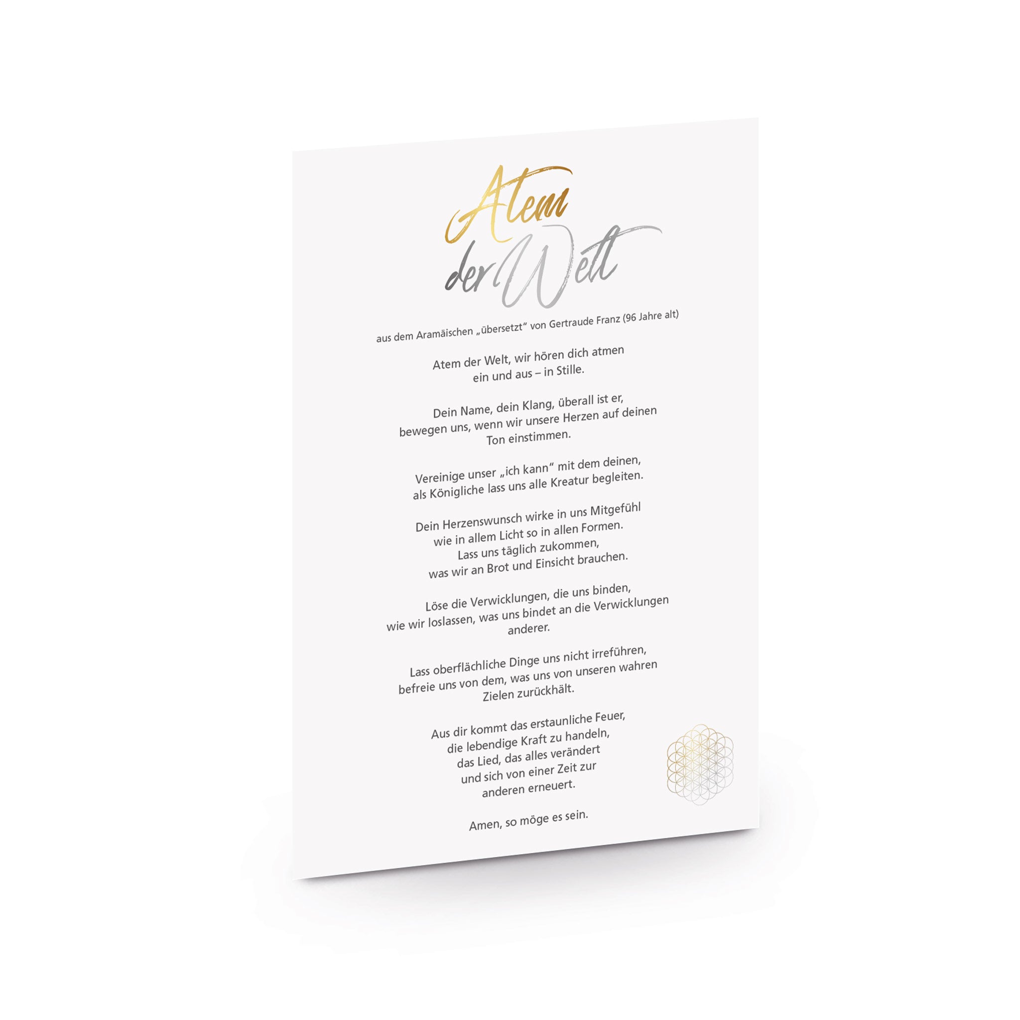 Atem der Welt Karte A6