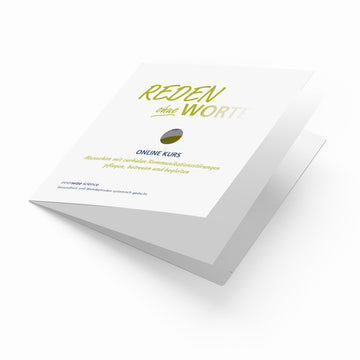 Reden ohne Worte - Flyer